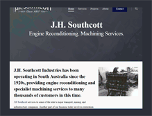 Tablet Screenshot of jhsouthcott.com.au